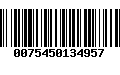 Código de Barras 0075450134957