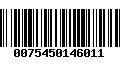 Código de Barras 0075450146011