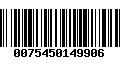 Código de Barras 0075450149906