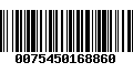 Código de Barras 0075450168860