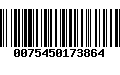 Código de Barras 0075450173864