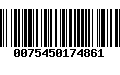 Código de Barras 0075450174861