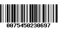 Código de Barras 0075450230697