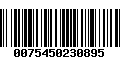 Código de Barras 0075450230895