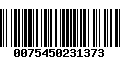 Código de Barras 0075450231373