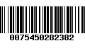 Código de Barras 0075450282382