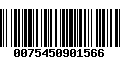 Código de Barras 0075450901566