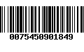 Código de Barras 0075450901849