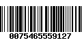 Código de Barras 0075465559127