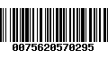 Código de Barras 0075620570295