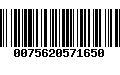 Código de Barras 0075620571650