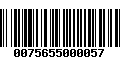 Código de Barras 0075655000057