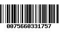 Código de Barras 0075660331757