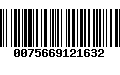 Código de Barras 0075669121632