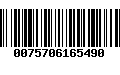 Código de Barras 0075706165490