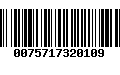 Código de Barras 0075717320109