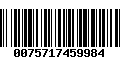 Código de Barras 0075717459984