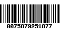 Código de Barras 0075879251877