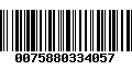 Código de Barras 0075880334057