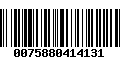 Código de Barras 0075880414131