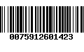 Código de Barras 0075912601423