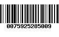 Código de Barras 0075925285009