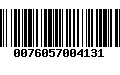 Código de Barras 0076057004131