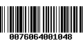 Código de Barras 0076064001048