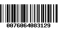 Código de Barras 0076064083129