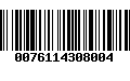 Código de Barras 0076114308004