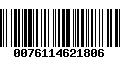 Código de Barras 0076114621806