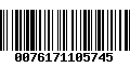 Código de Barras 0076171105745