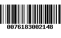 Código de Barras 0076183002148