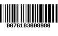 Código de Barras 0076183008980