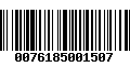 Código de Barras 0076185001507