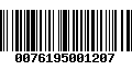 Código de Barras 0076195001207