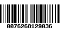 Código de Barras 0076268129036