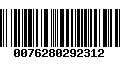 Código de Barras 0076280292312