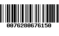 Código de Barras 0076280676150