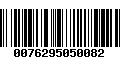 Código de Barras 0076295050082