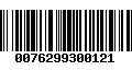 Código de Barras 0076299300121