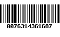 Código de Barras 0076314361687