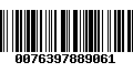 Código de Barras 0076397889061