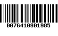 Código de Barras 0076410901985