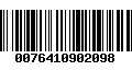 Código de Barras 0076410902098