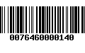 Código de Barras 0076460000140