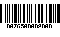 Código de Barras 0076500082808