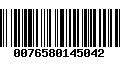 Código de Barras 0076580145042