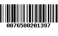 Código de Barras 0076580201397