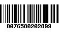 Código de Barras 0076580202899